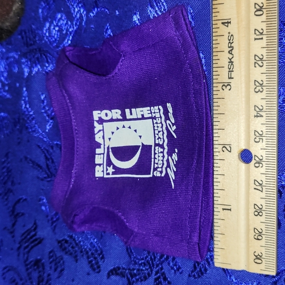 1998-1999 ACS Relay For Life "Mr. Ree" (mystery) Teddy Bear VTG Plush Logo Bear - Picture 14 of 17